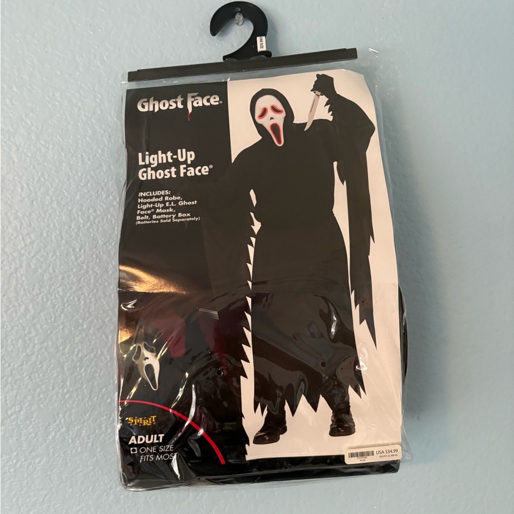 Ghost Face Costume(Light up)